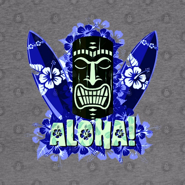 Aloha Tiki by tropicalteesshop